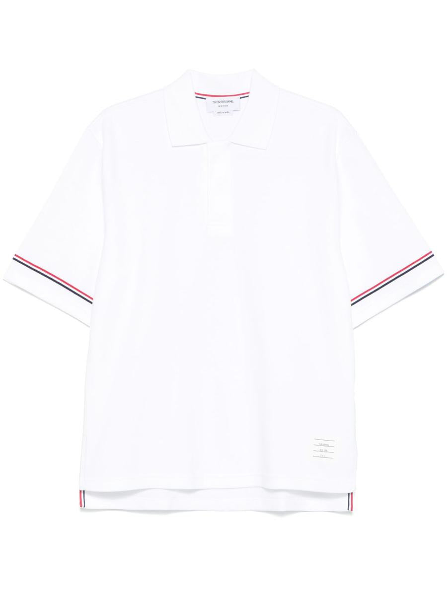 Thom Browne Rwb Cotton Polo Shirt