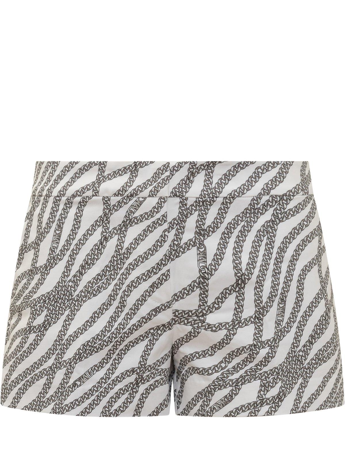 Michael Kors Status Print Stretch Shorts