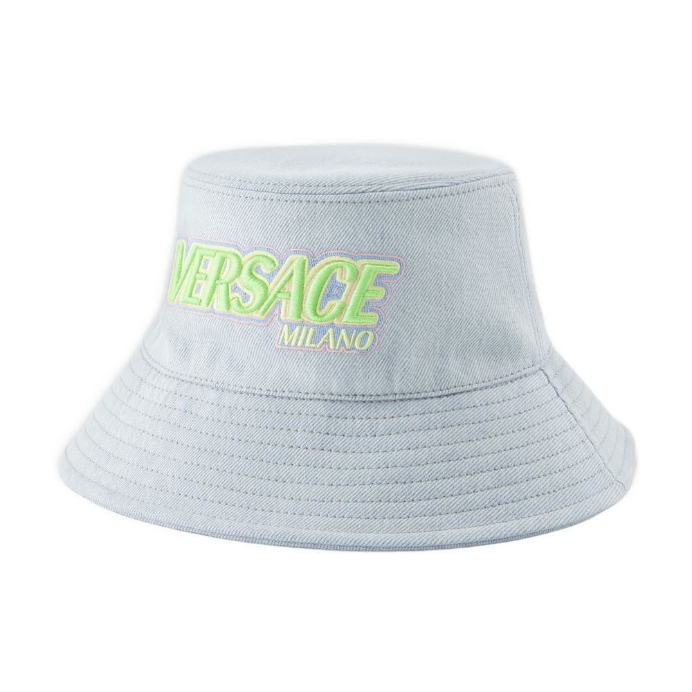 Versace Embroidered Logo Bucket Hat