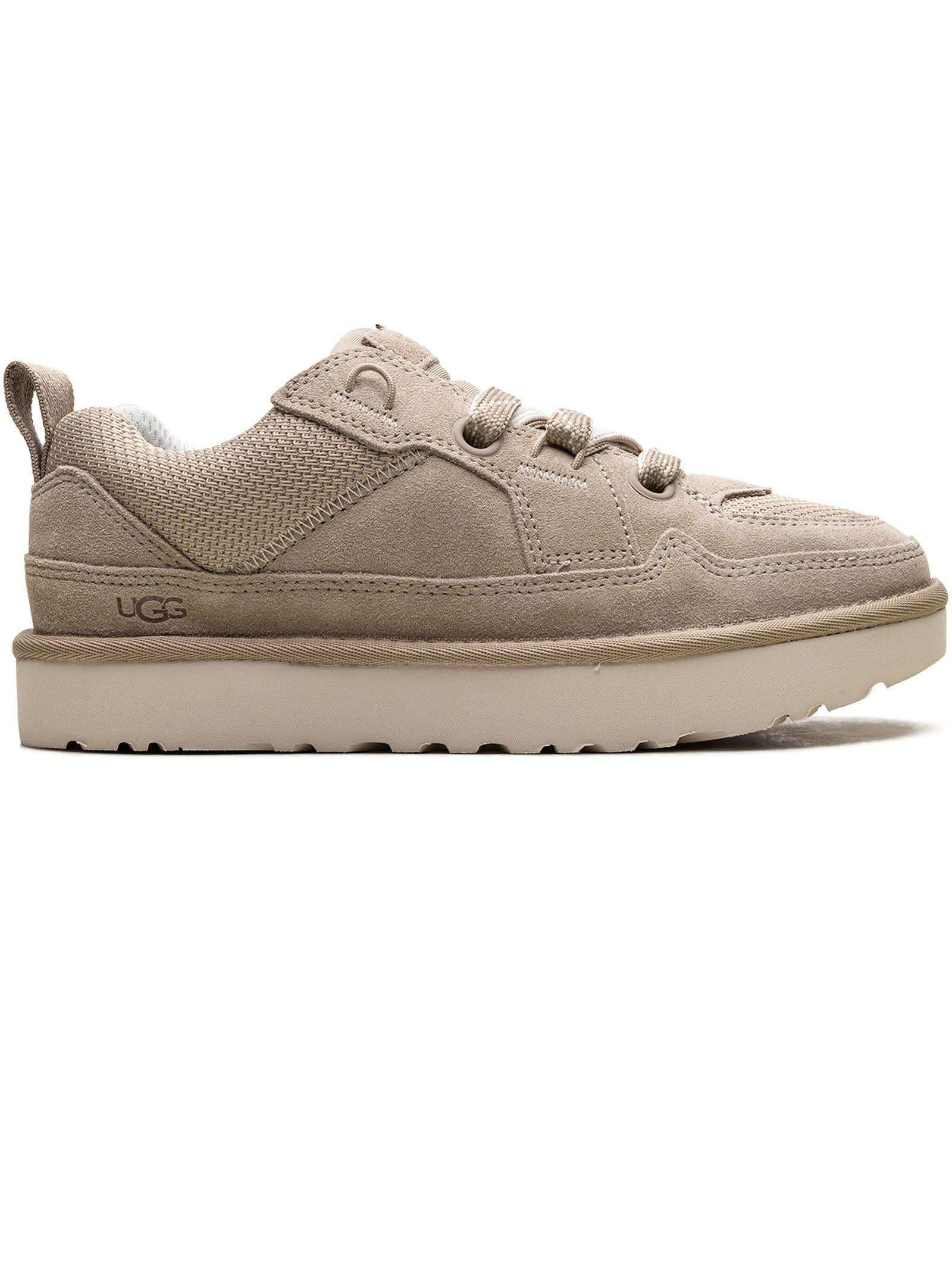 UGG Beige Suede Lo Lowmel Trainer