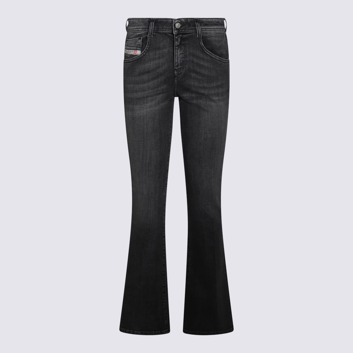 Diesel Black Cotton Denim Jeans