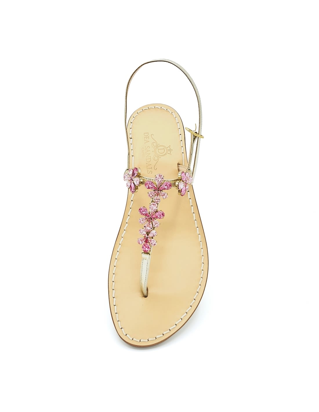 Dea Sandals Pink Narcissus Jewel Sandals