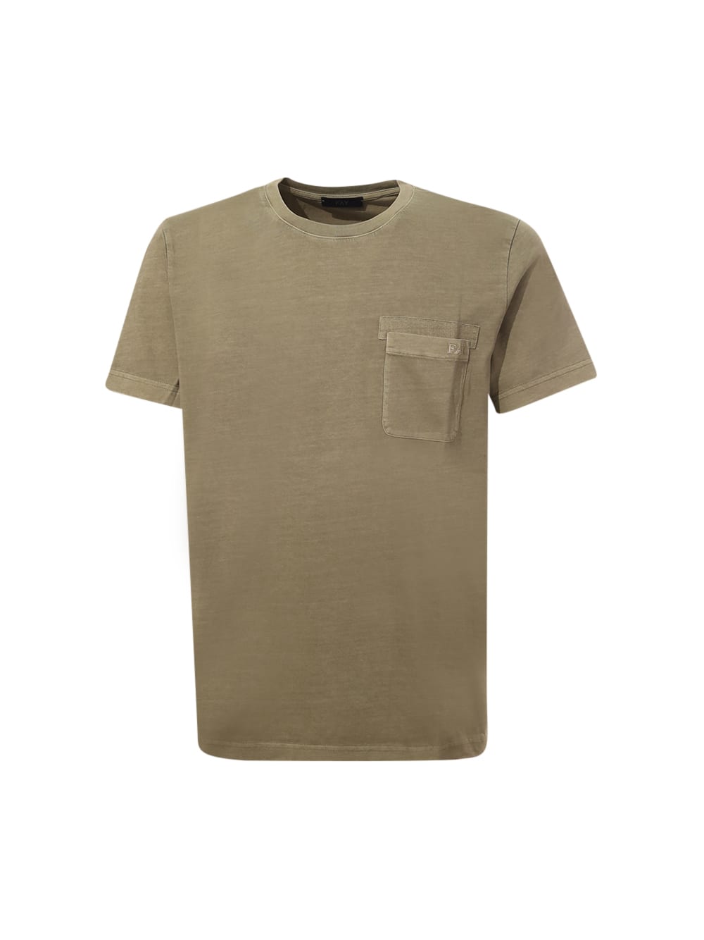 Fay Pocket Detail T-shirt