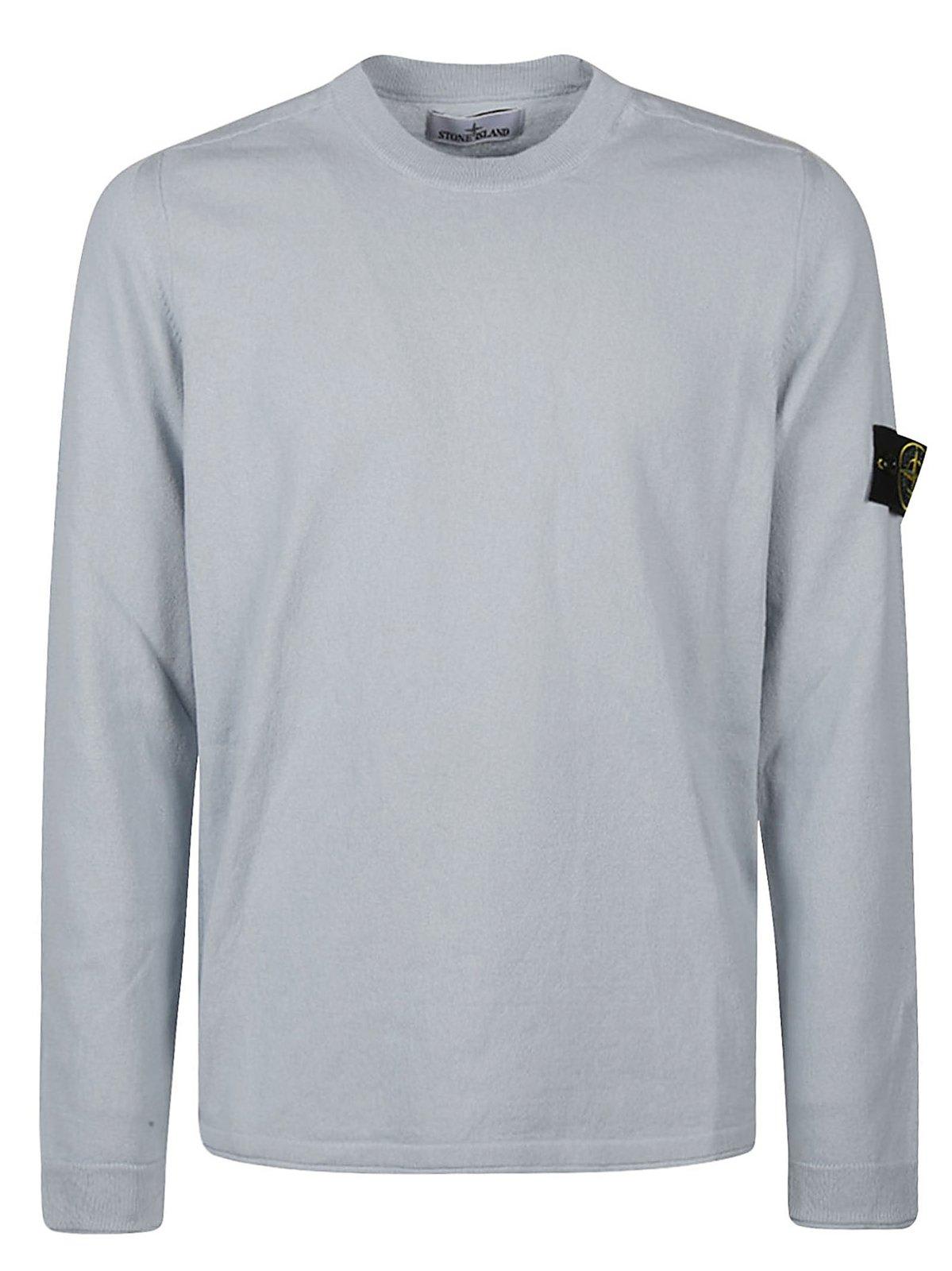 Stone Island Compass Patch Crewneck Sweatshirt