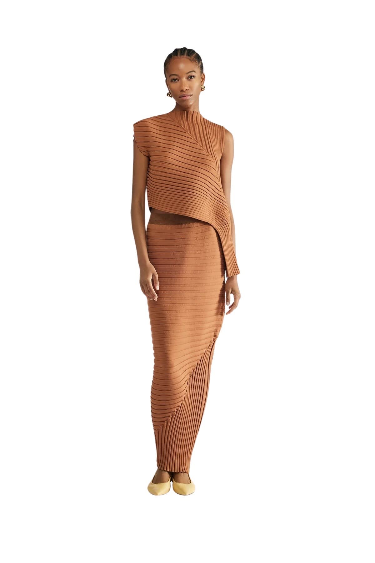 Liviana Conti Geometric Skirt