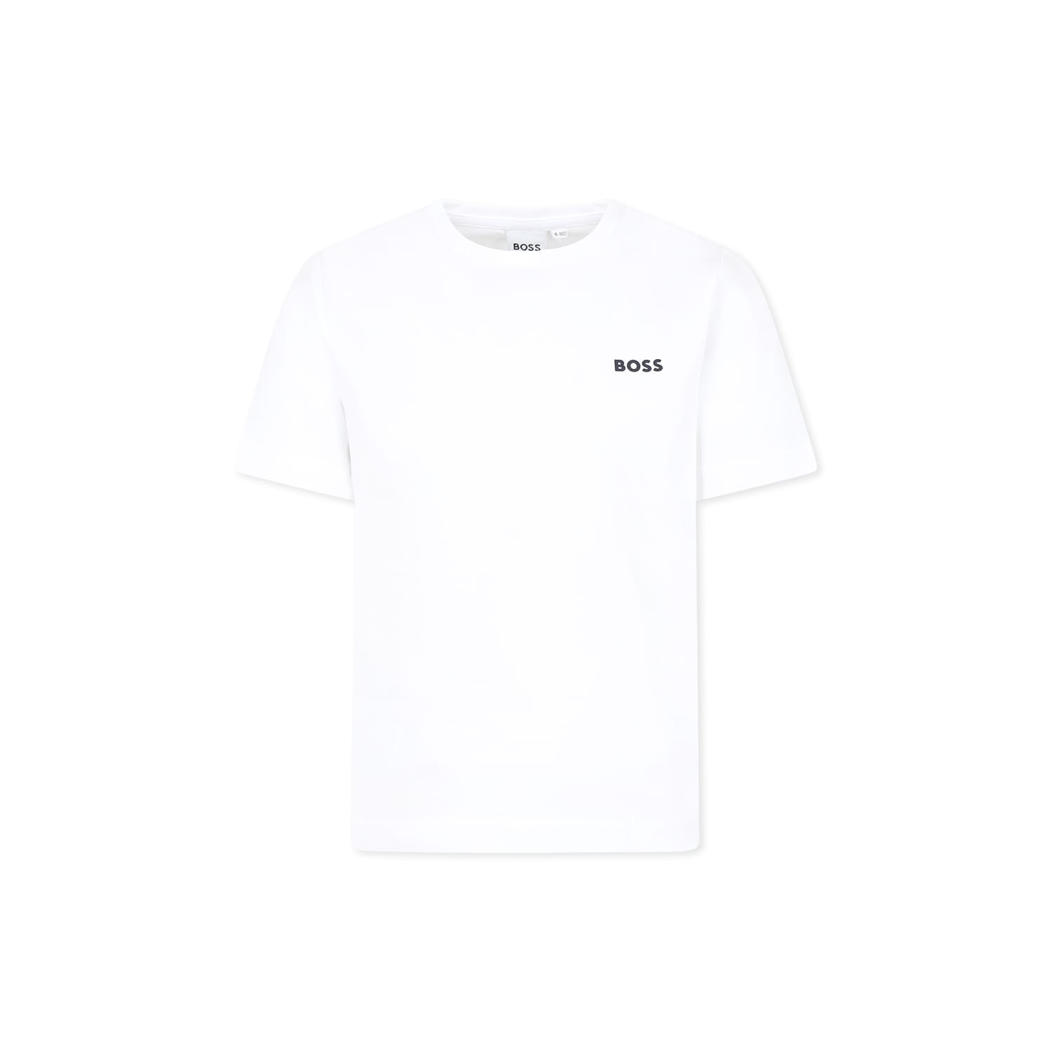 Hugo Boss White T-shirt For Boy With Logo