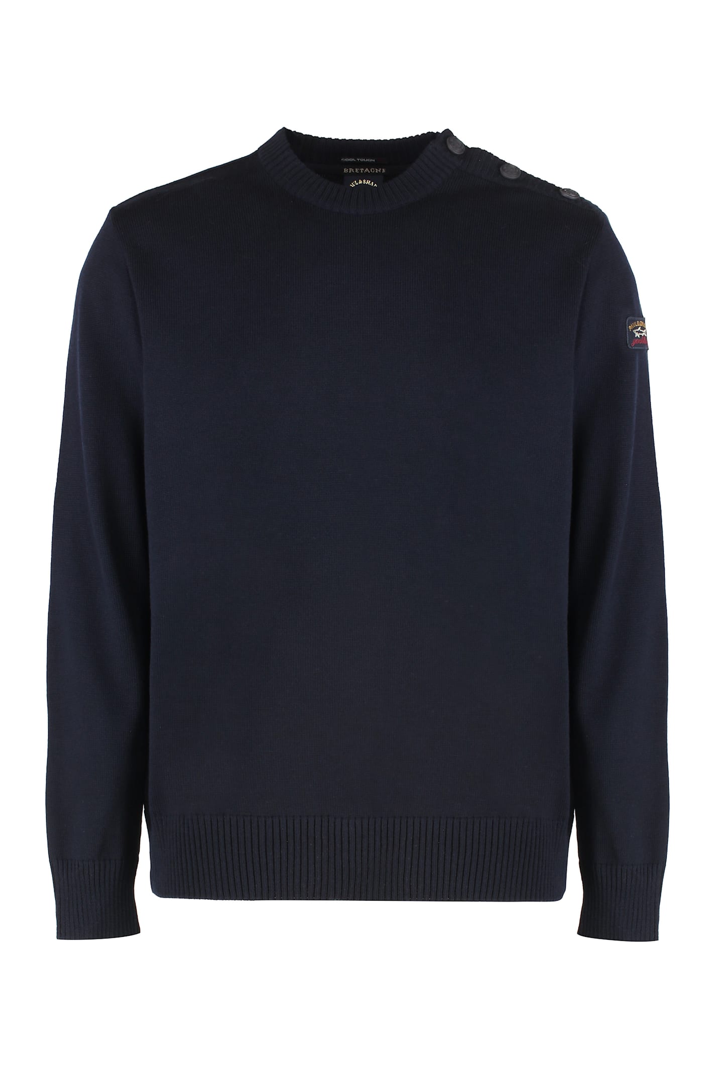Paul & Shark Virgin Wool Crew-neck Sweater