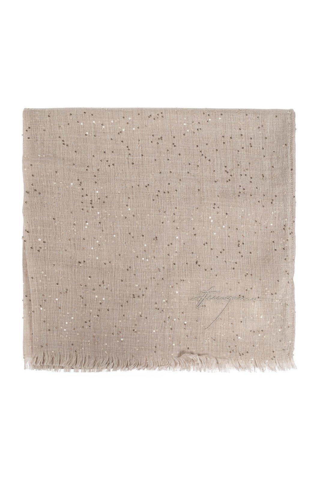 Ferragamo Micro Sequins Stole Scarf