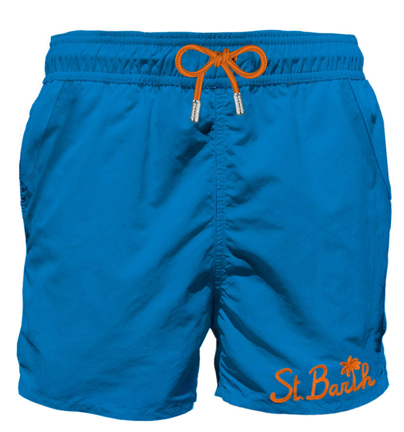 MC2 Saint Barth Bluette Man Swim Shorts With Pocket