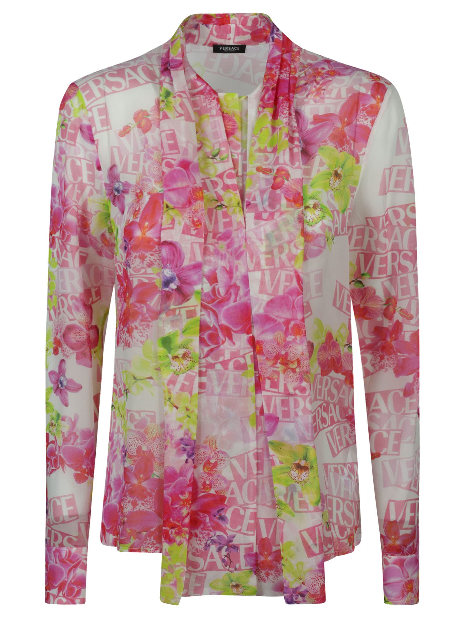 Versace Silk Printed Shirt