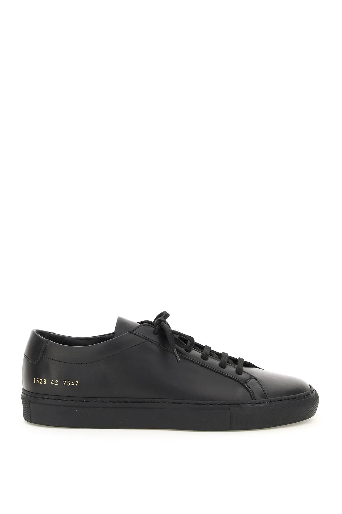 Common Projects Black Leather Achilles Sneakers