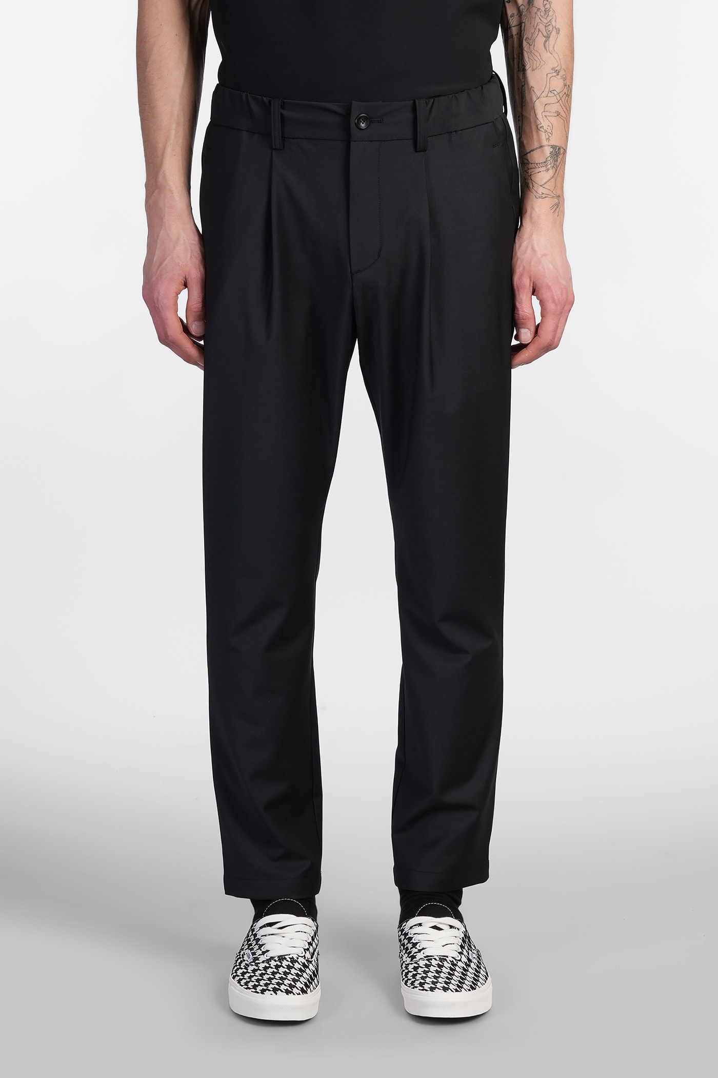 Attachment Pants In Black Polyester