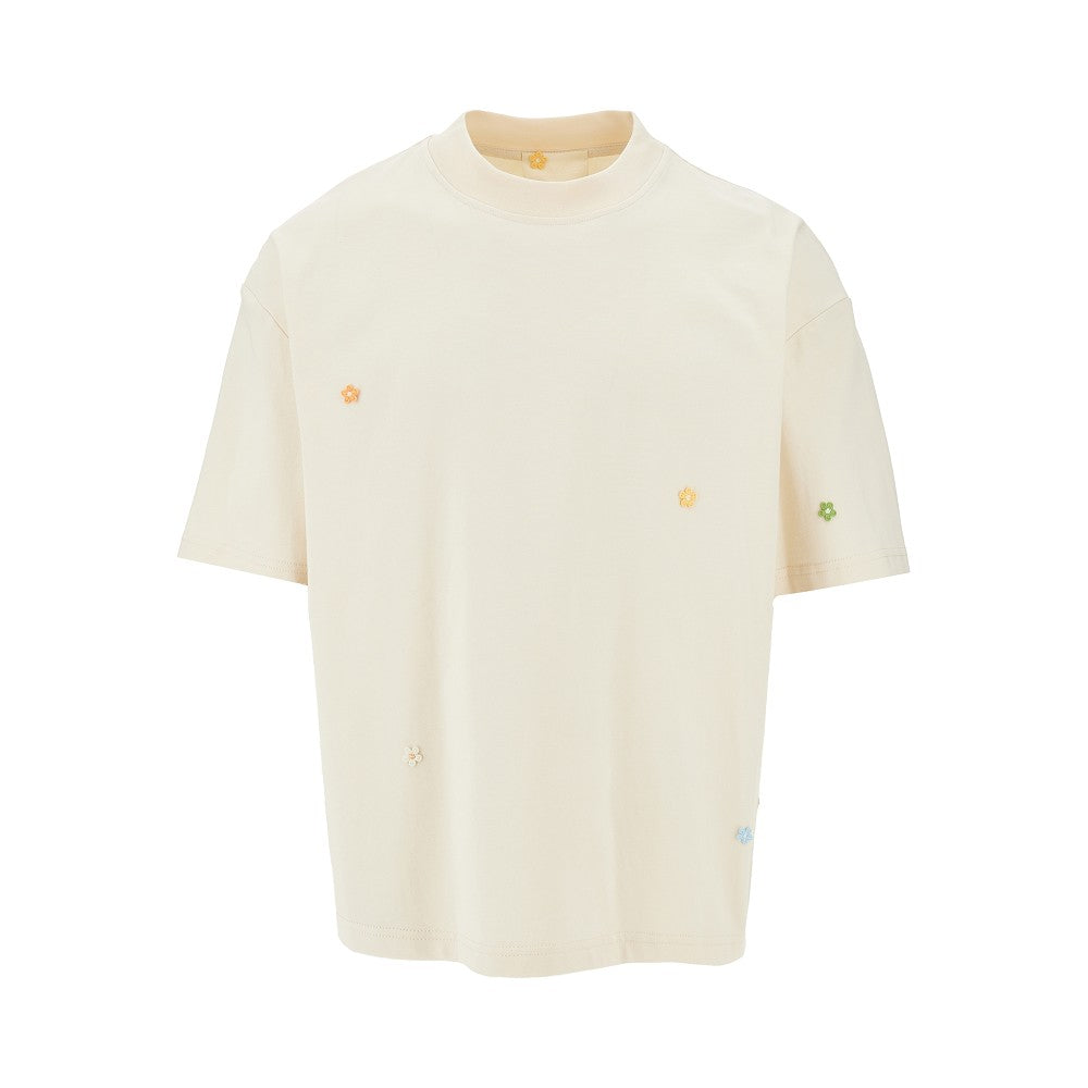C.9.3 Boxy Fit T-shirt with embroidered flowers Man