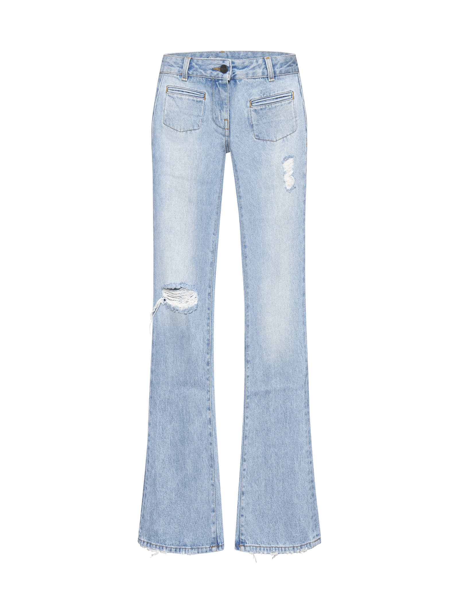 Palm Angels Denim Bootcut Jeans