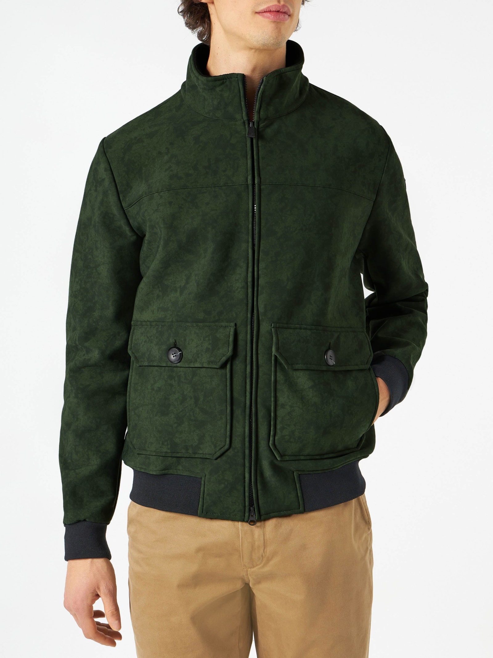 MC2 Saint Barth Man British Green Thermo Jacket Byron