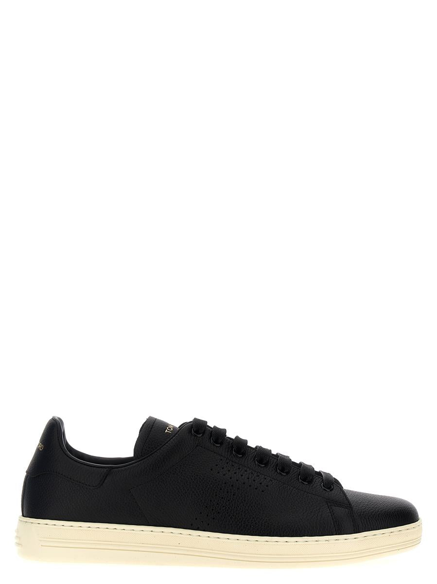 Tom Ford Logo皮革运动鞋