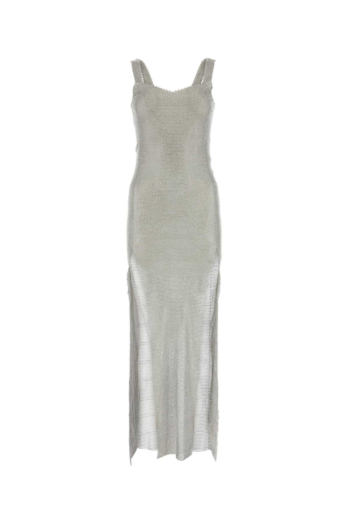 Santa Brands Silver Chain Metal Long Dress