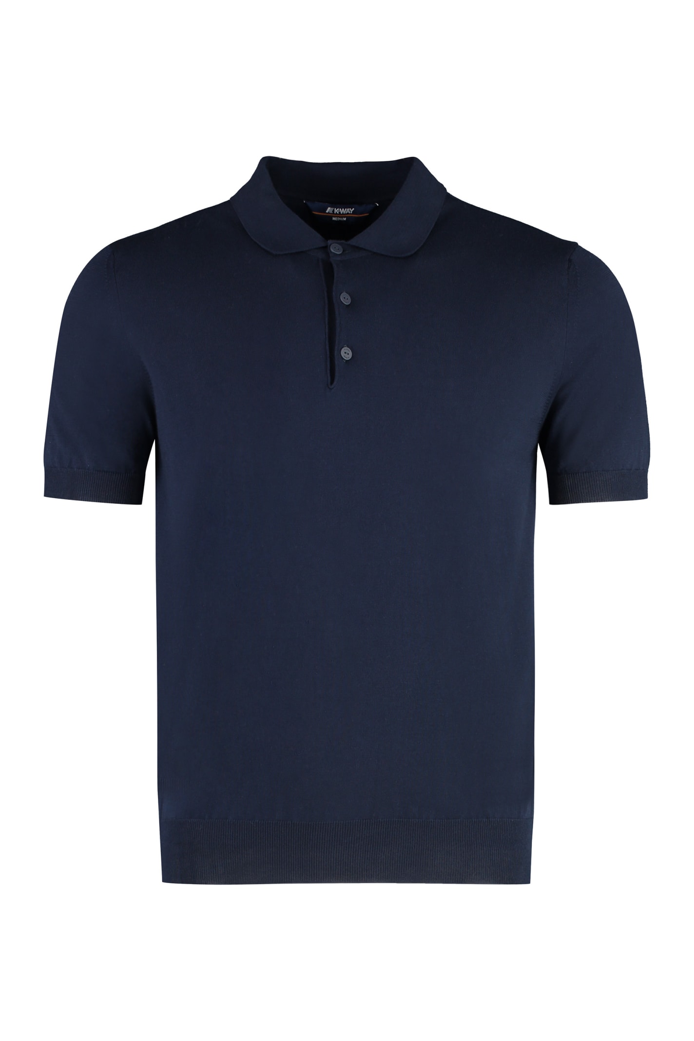 K-Way Pleyne Knitted Cotton Polo Shirt