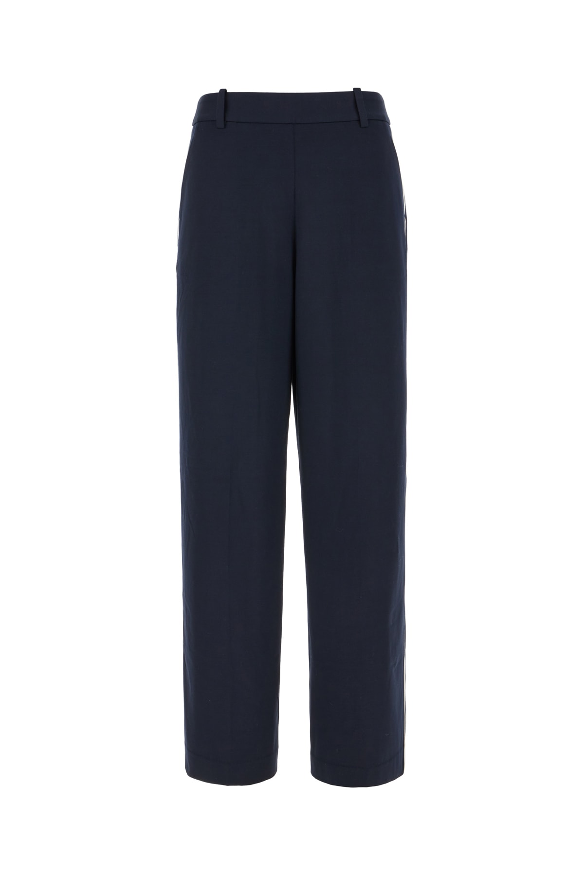 Circolo 1901 Navy Blue Stretch Cotton Pants