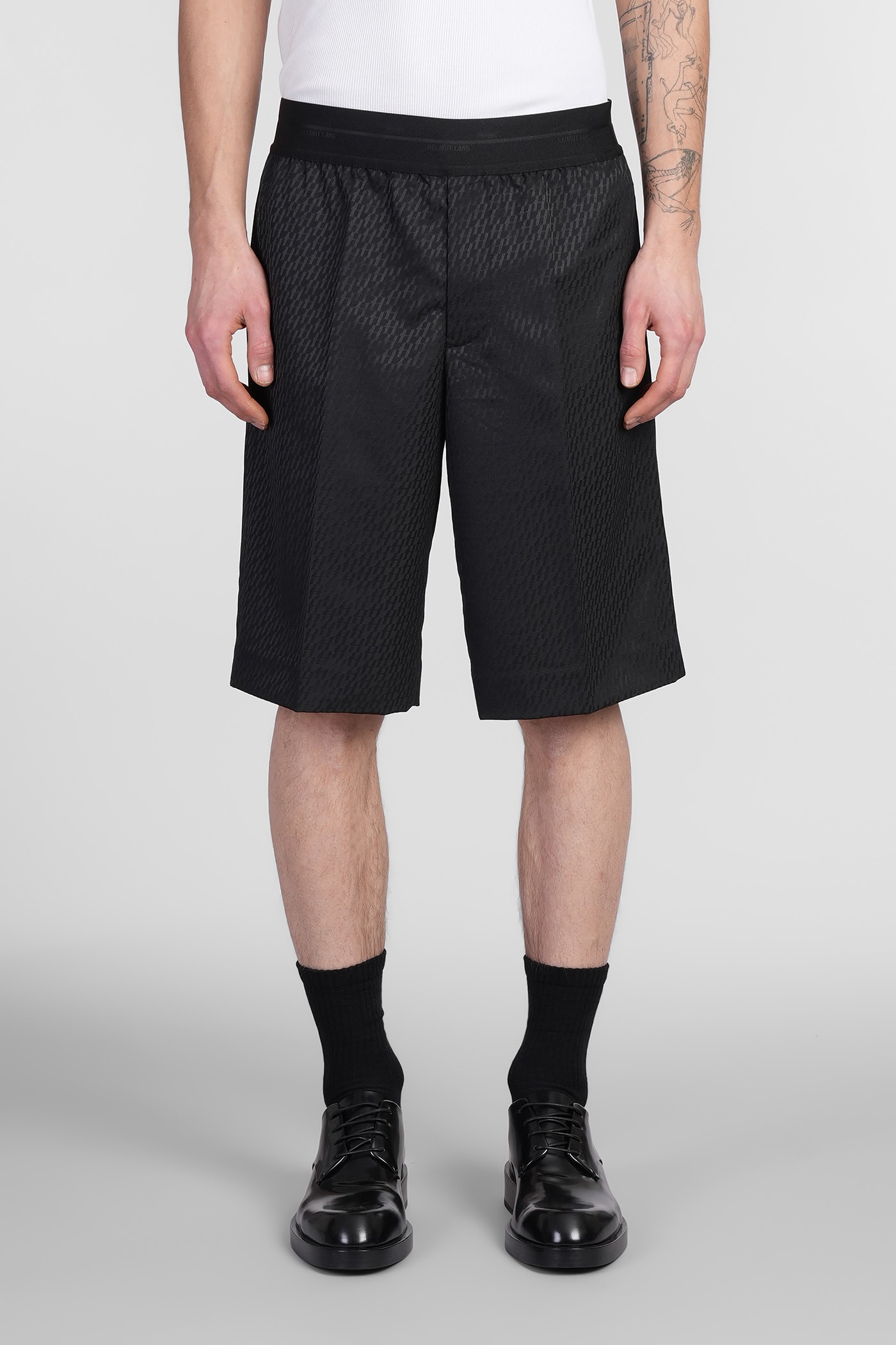 Helmut Lang Shorts In Black Polyester