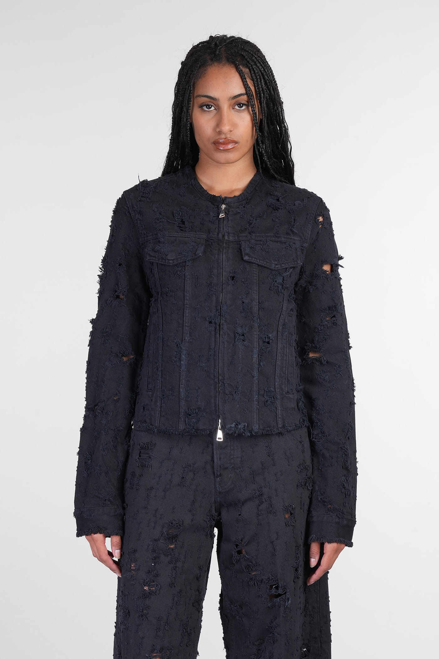 Haikure Jena Denim Jackets In Petroleum Cotton