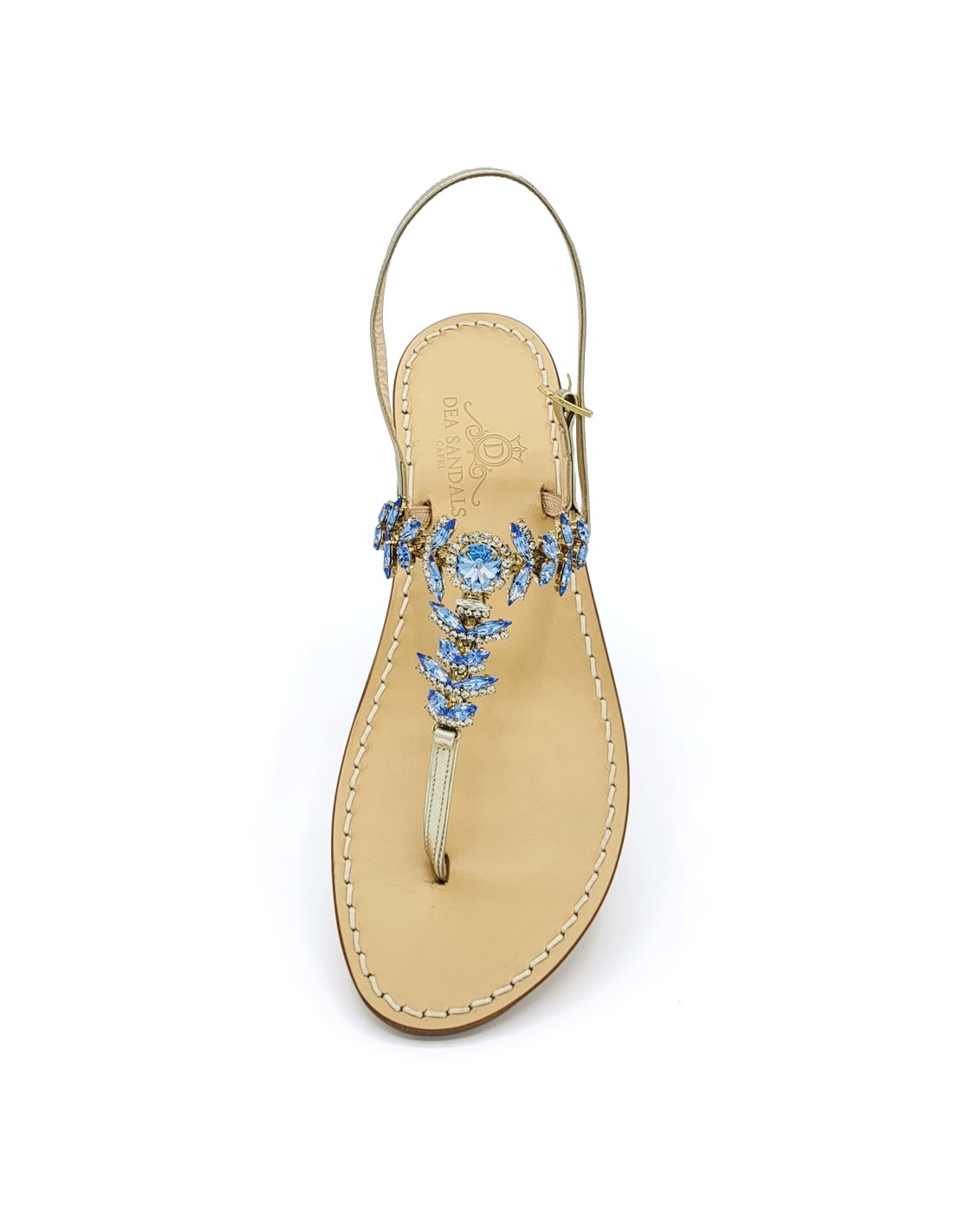 Dea Sandals Agave Light Blue Jewel Sandals