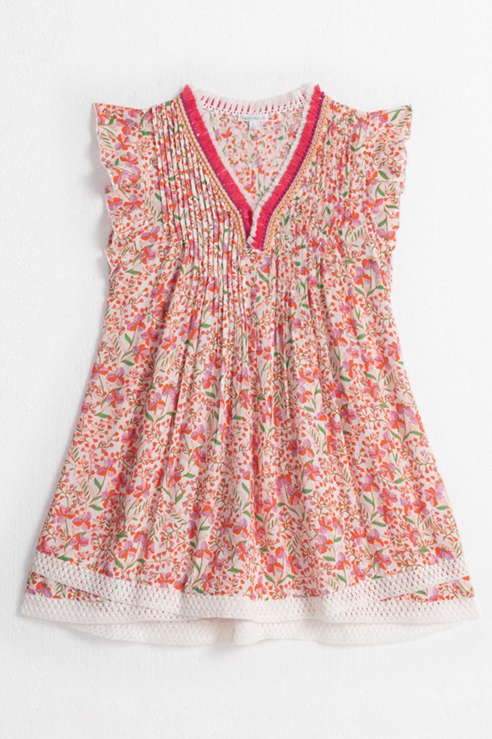 Kids Mini Dress Sasha - Pink Mini Jonquille