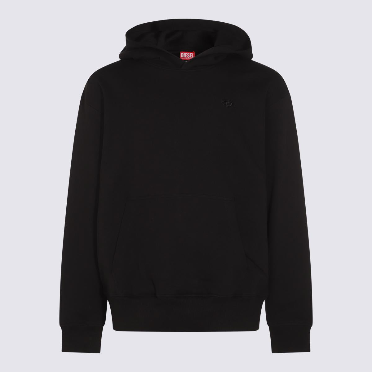 Diesel Black Cotton Sweatshirt