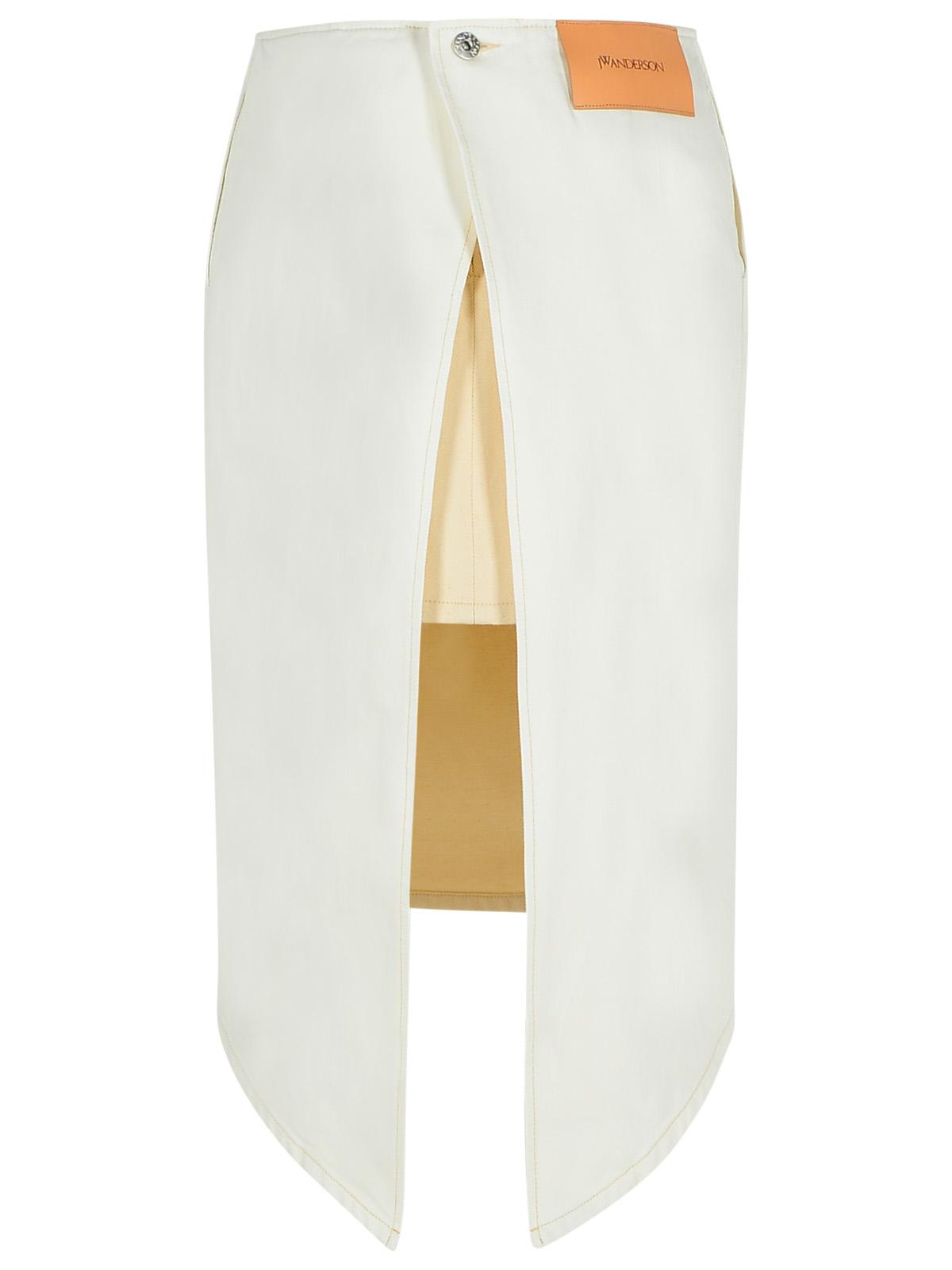 J. W. Anderson White Cotton Skirt