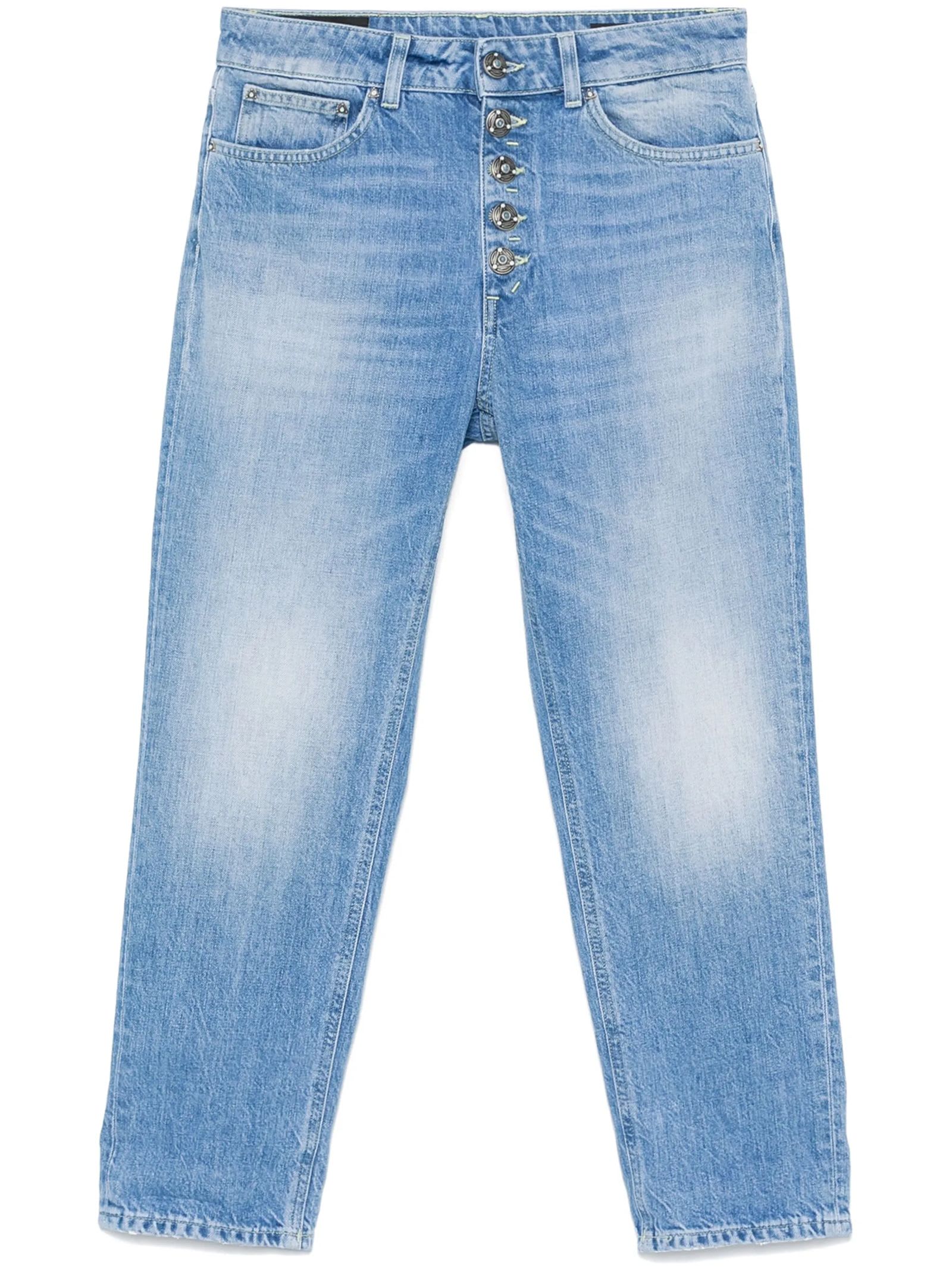 Dondup Light Blue Cotton Koons Jeans