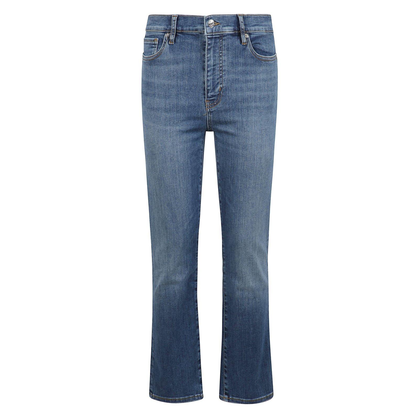 Frame High Waist Straight-leg Jeans