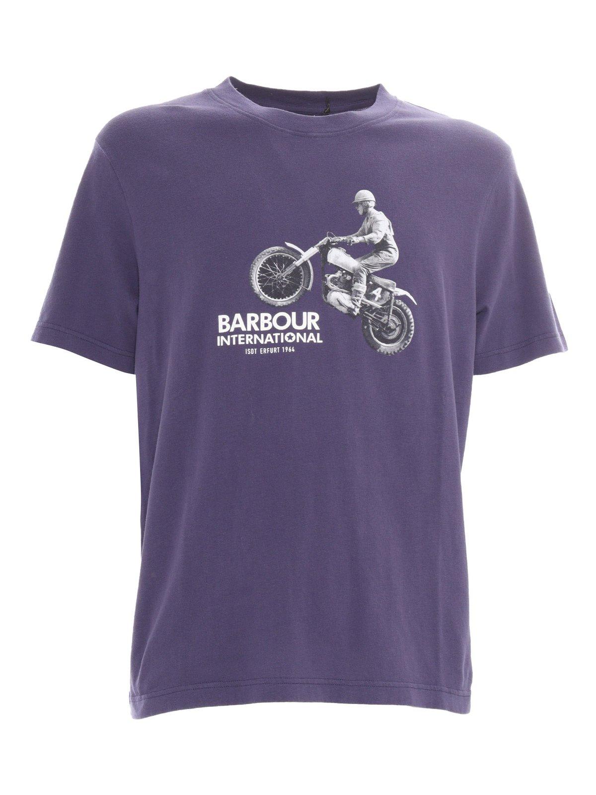 Barbour International Graphic-printed Crewneck T-shirt