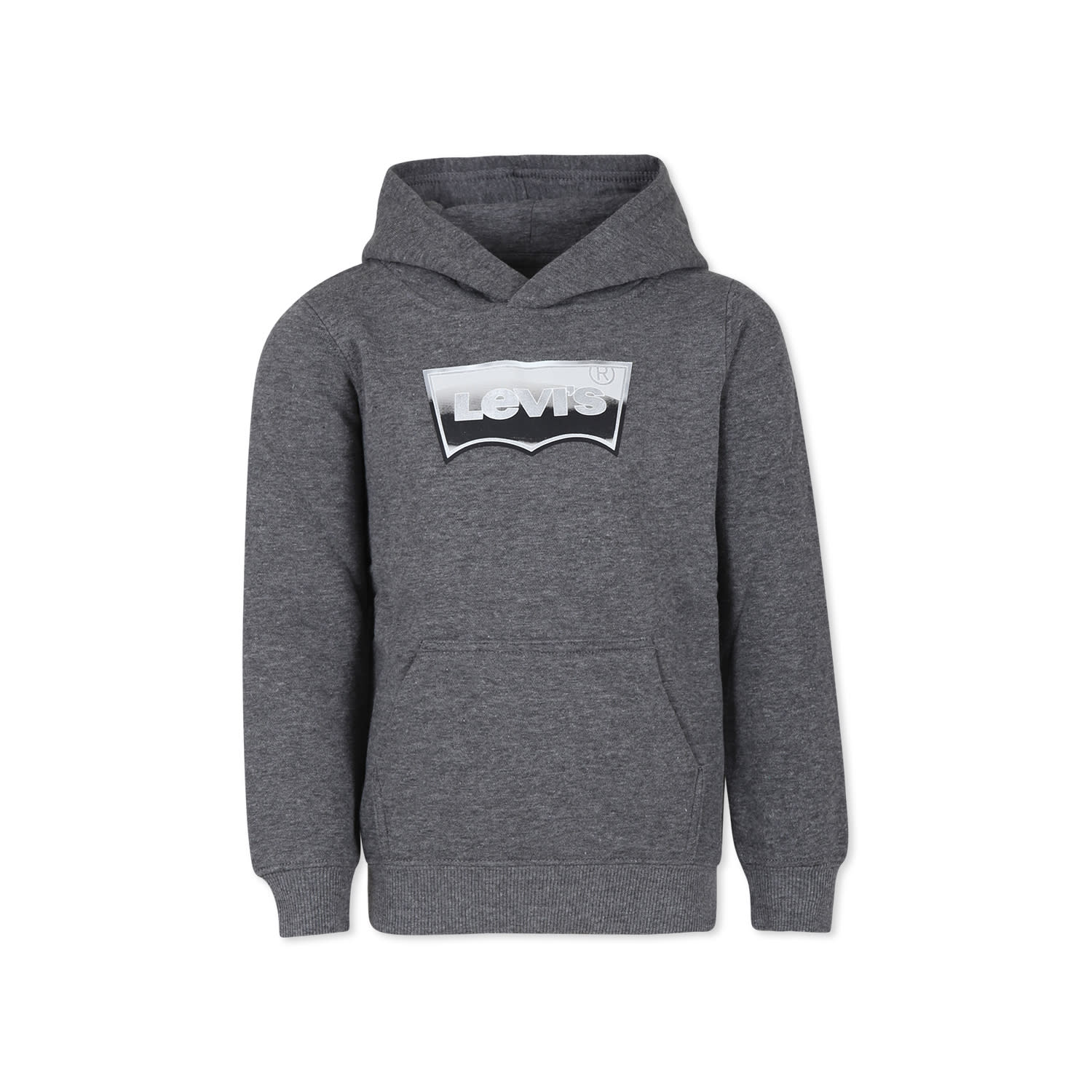Levi's Grey Sweatshirt For Boy With Logo