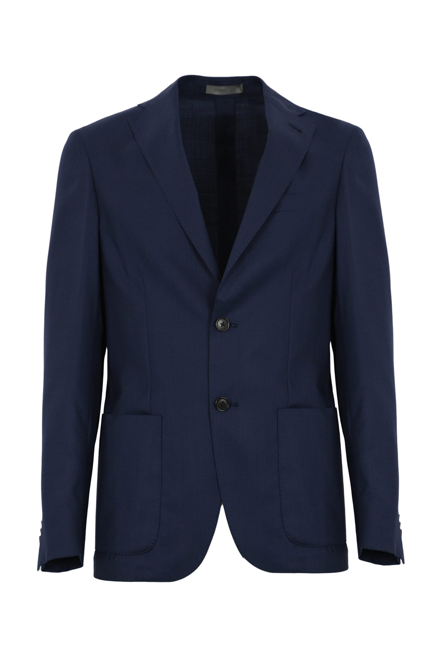 Corneliani 单排扣羊毛真丝夹克