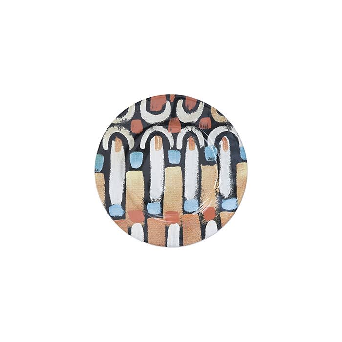 Le Botteghe su Gologone Plates Round Ceramic Colores 19 + 25 + 28 Cm