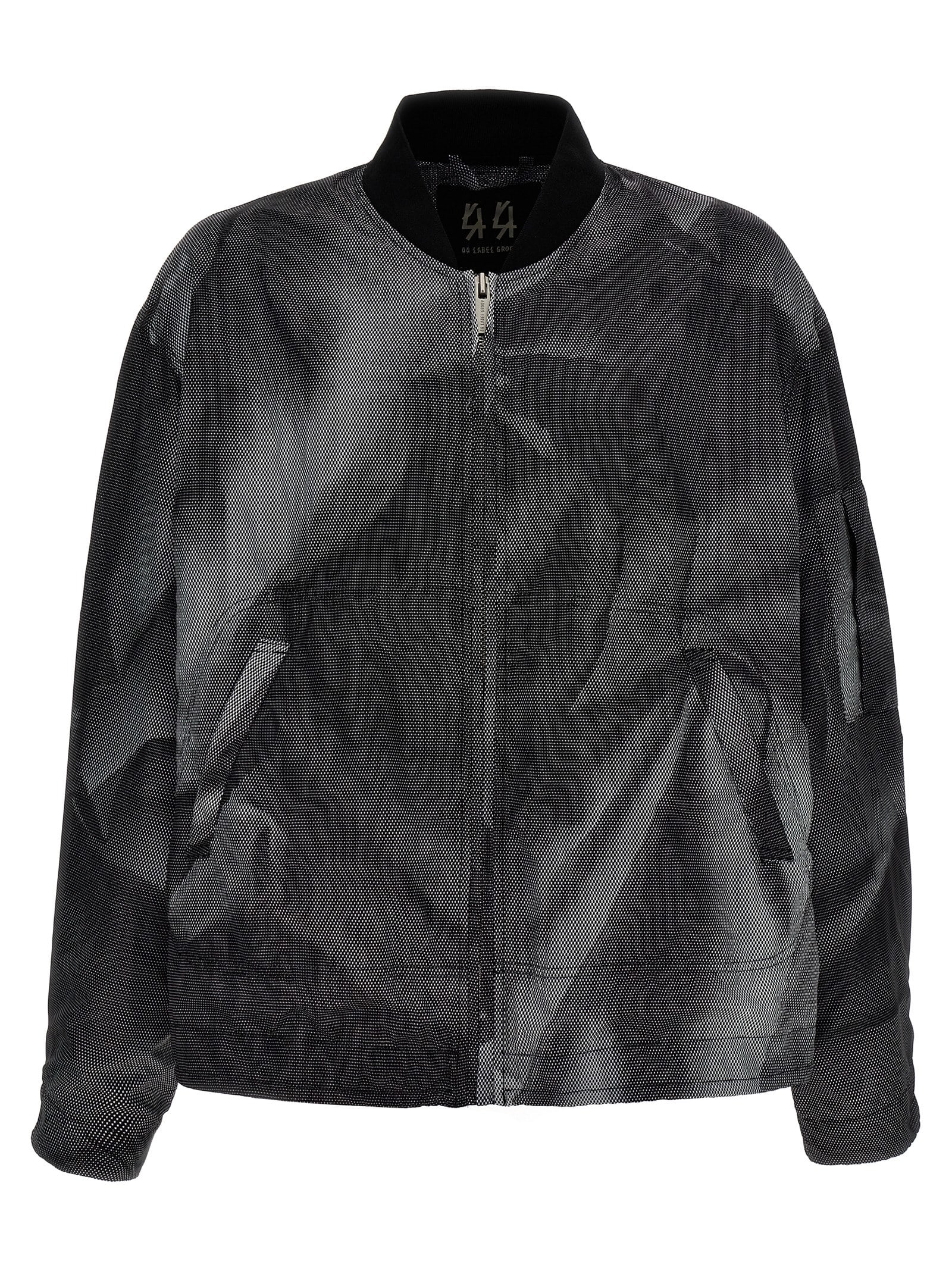 44 Label Group crinkle Bomber Jacket