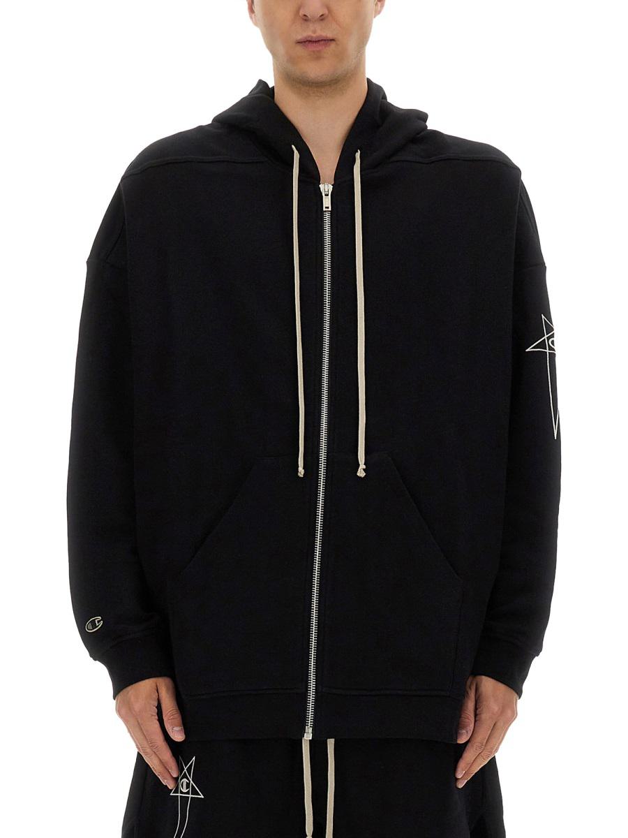 Rick Owens X Champion Jumbo Jason'S Hoodie