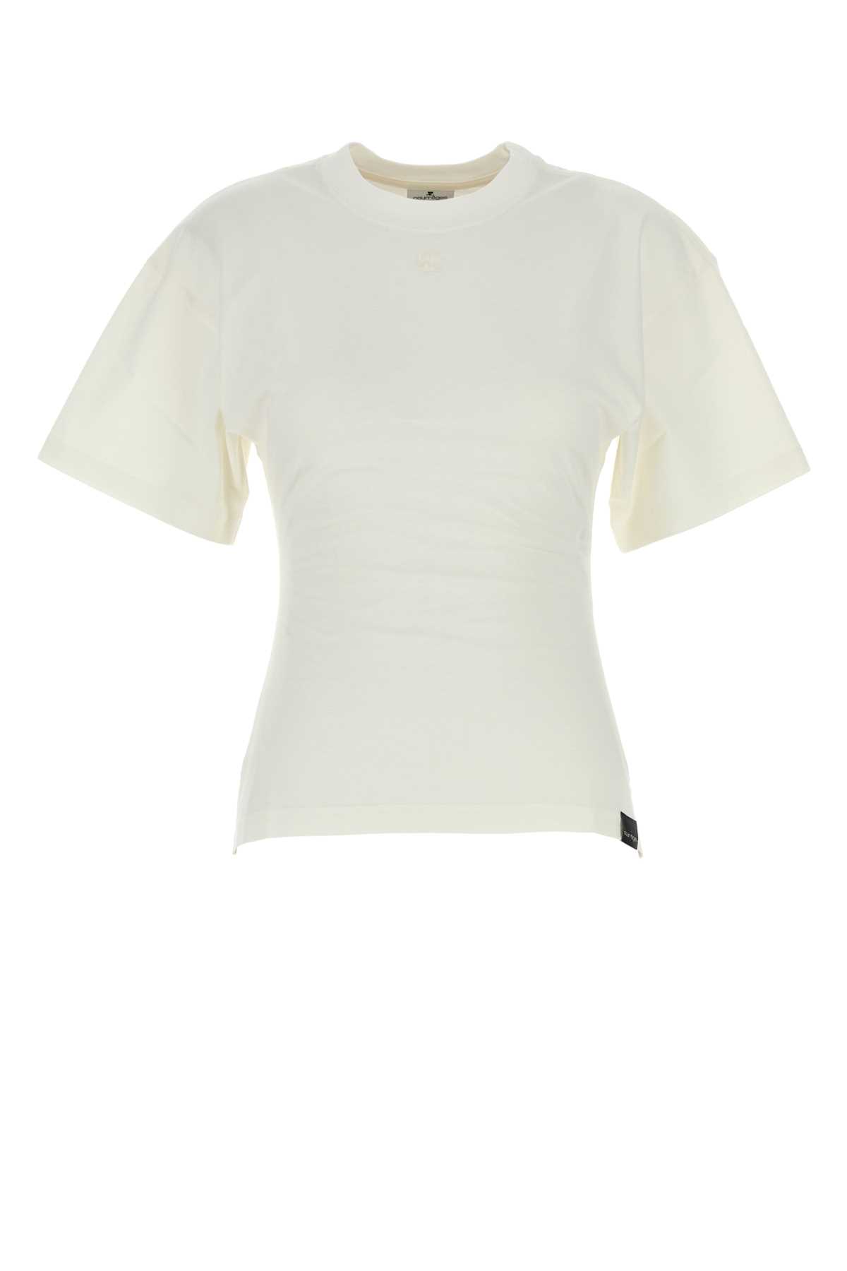 Courrèges White Cotton T-shirt