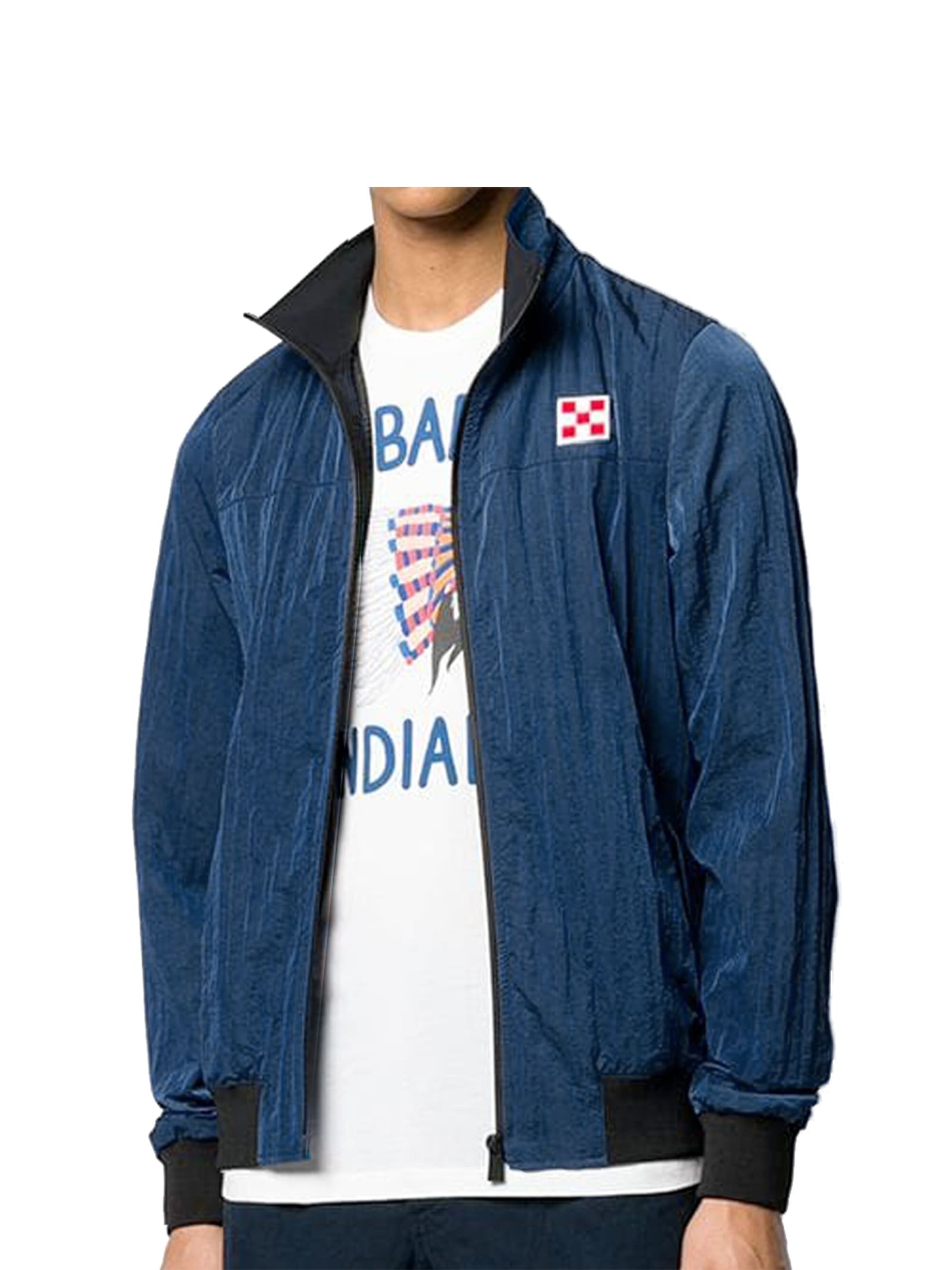 MC2 Saint Barth Blue Sailor Zip Jacket