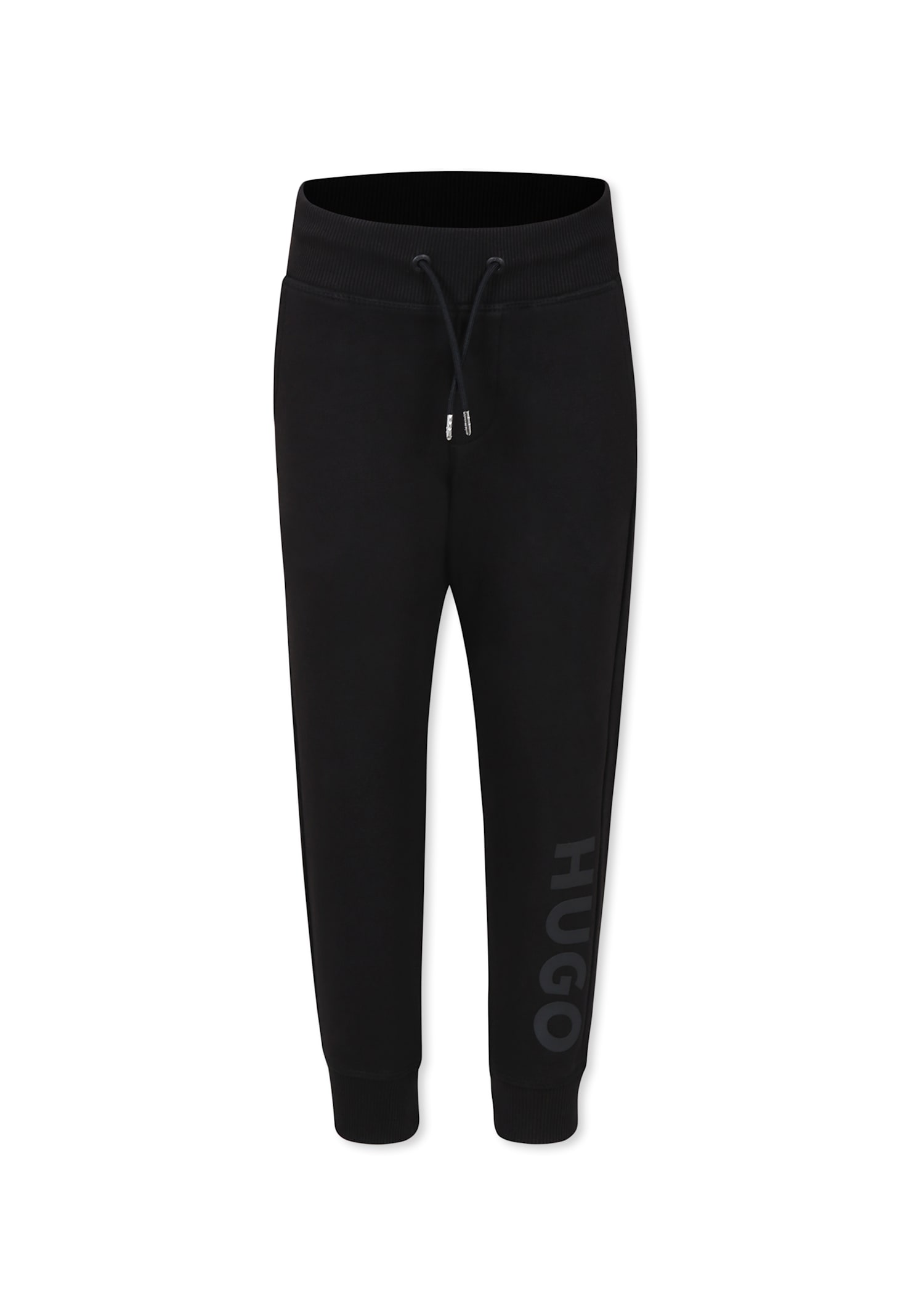 Hugo Boss Black Trousers For Boy With Logo