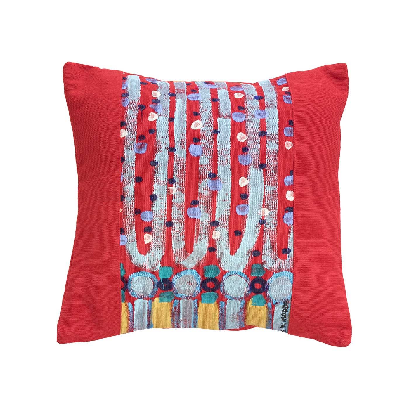 Le Botteghe su Gologone Hand Painted Cushions 100x100 Cm