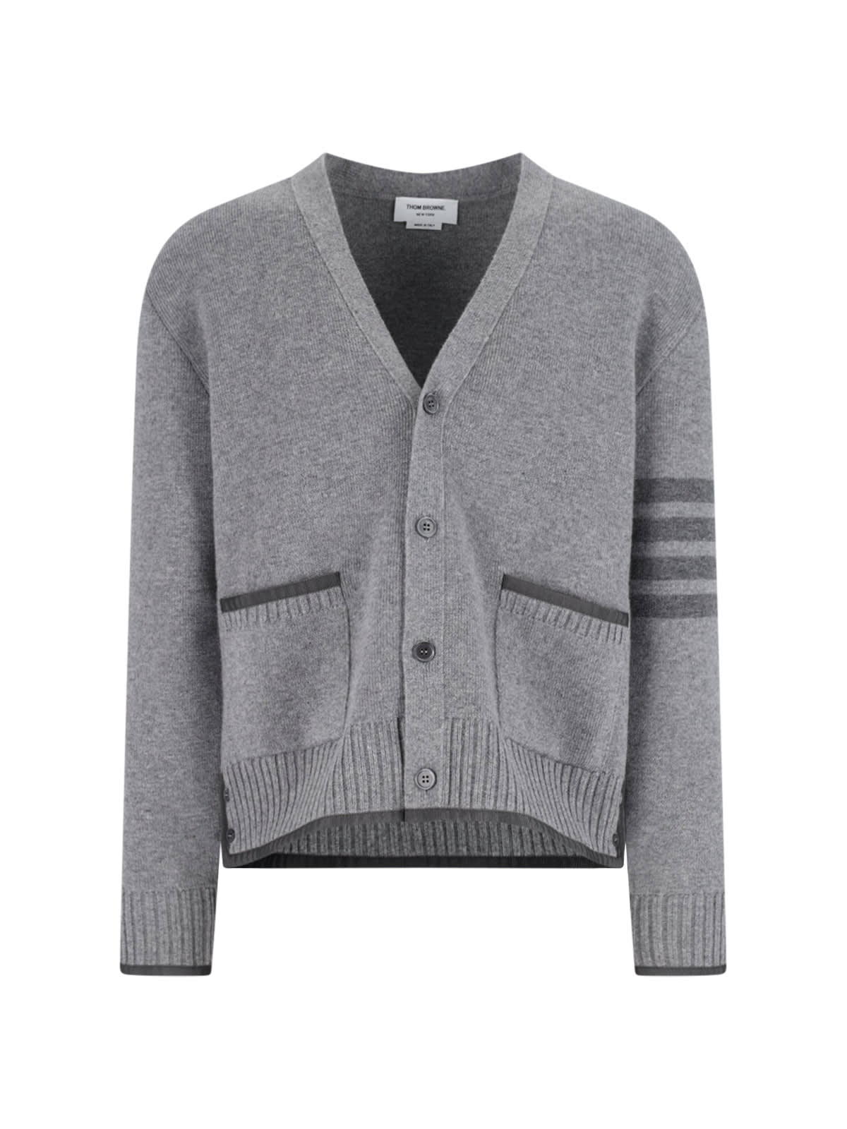 Thom Browne Virgin Wool Cardigan 4-bar