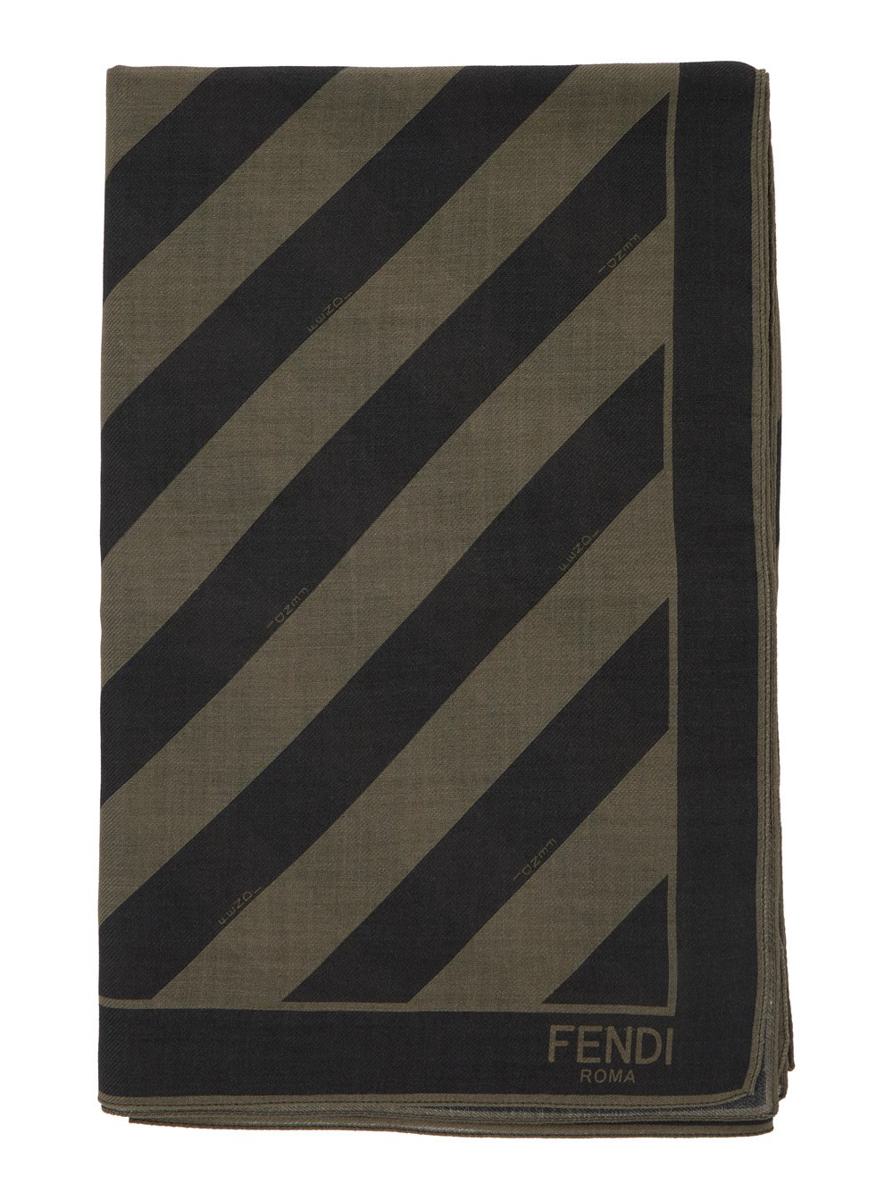 Fendi Silk And Wool Scarf