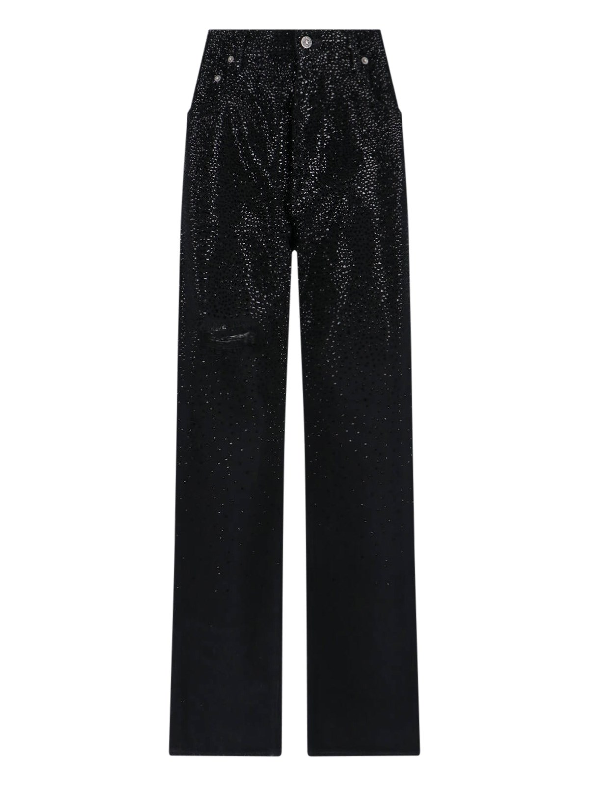 Golden Goose Rhinestone Straight Jeans