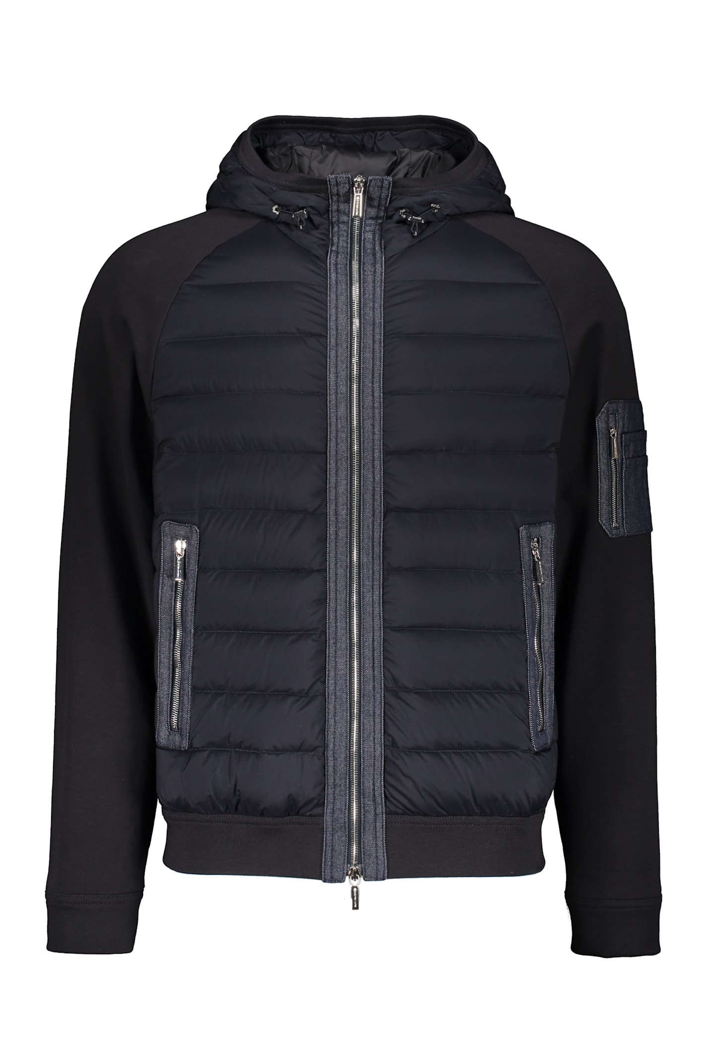 Moorer Hooded Full-zip Down Jacket