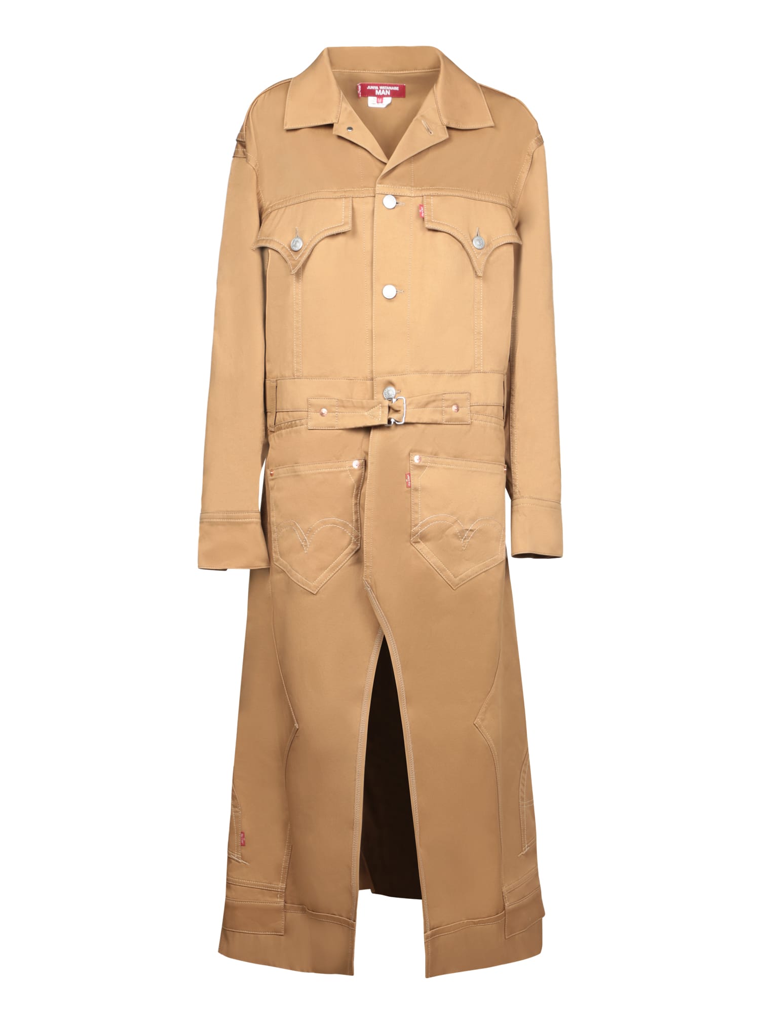 Junya Watanabe Long Levis Beige Jacket