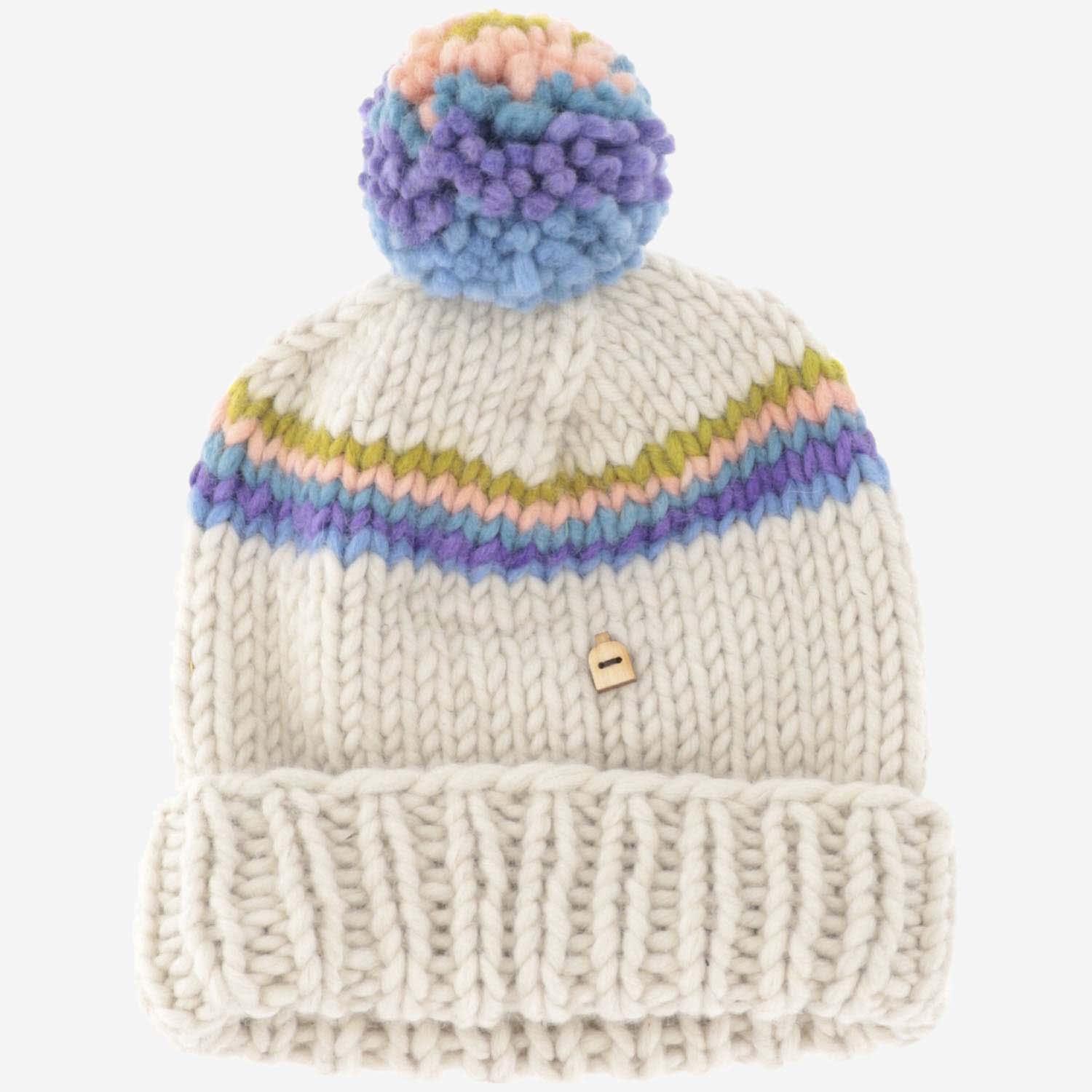 Myssy Wool Beanie Hat With Pom Pon