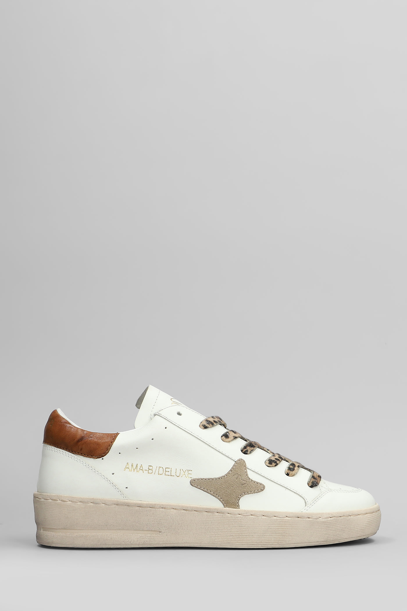 AMA-BRAND Sneakers In White Leather