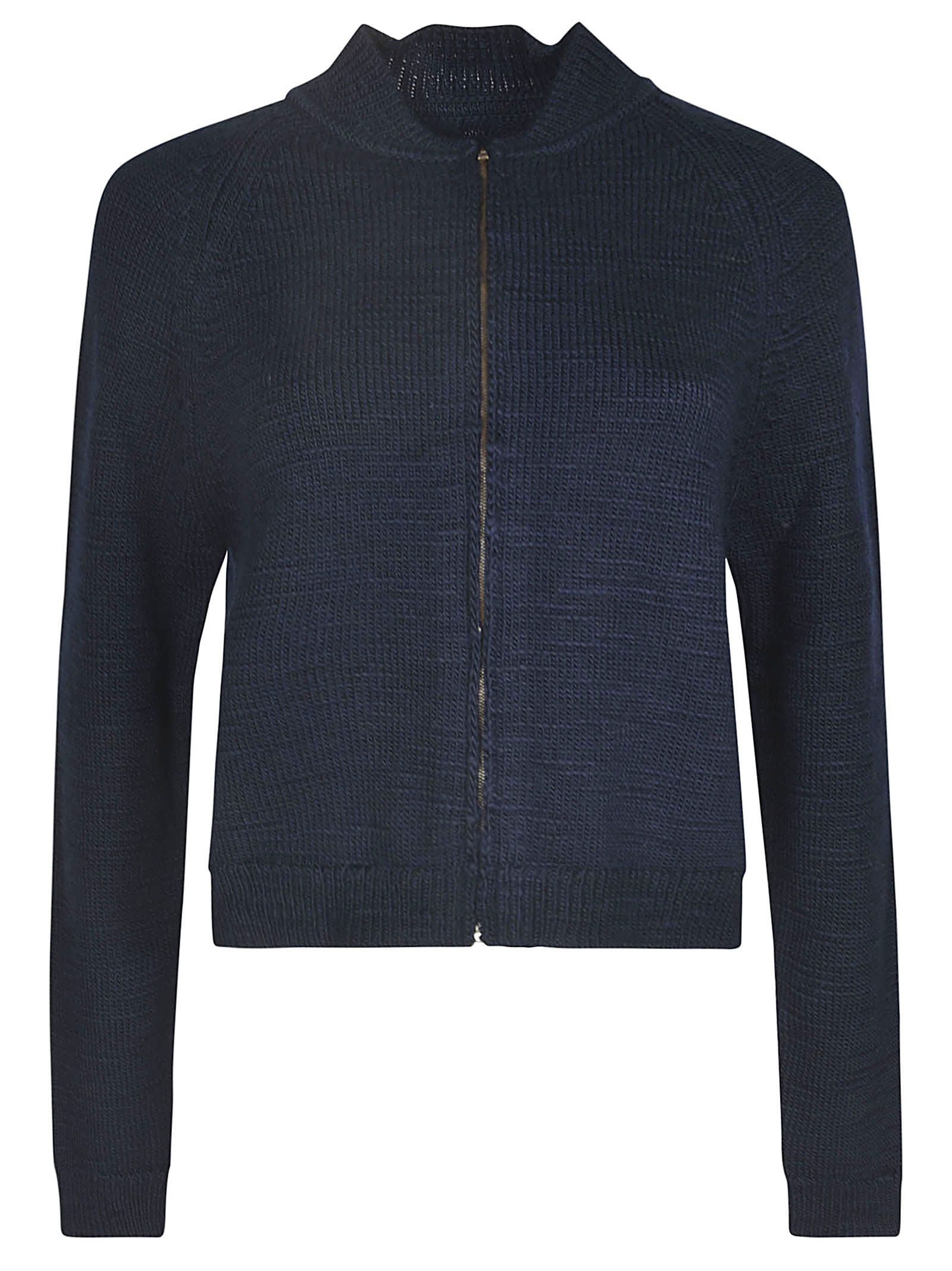 Maison Margiela Ribbed Zip Hoodie