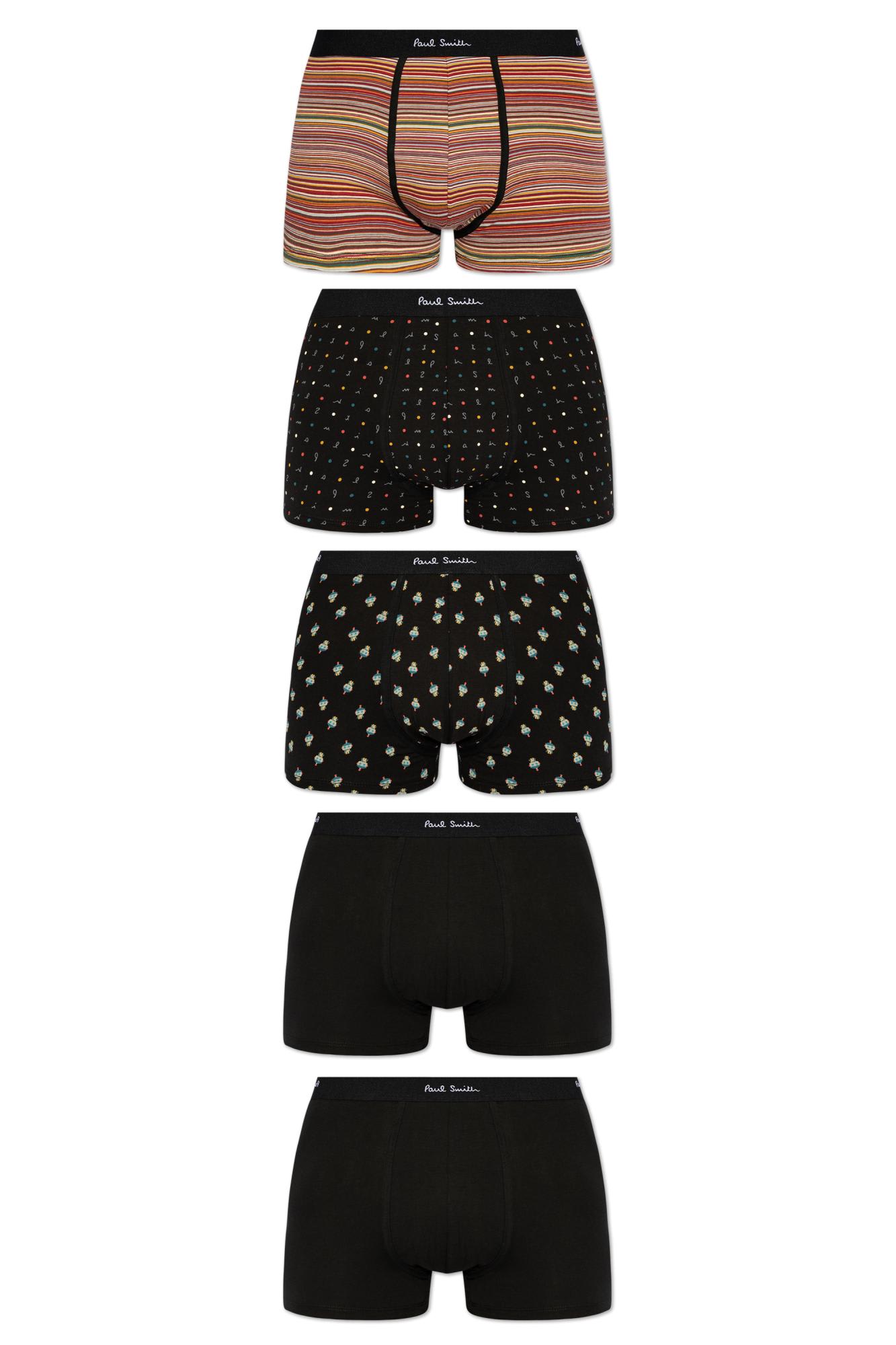 Paul Smith Five-pack Of Cotton Boxers